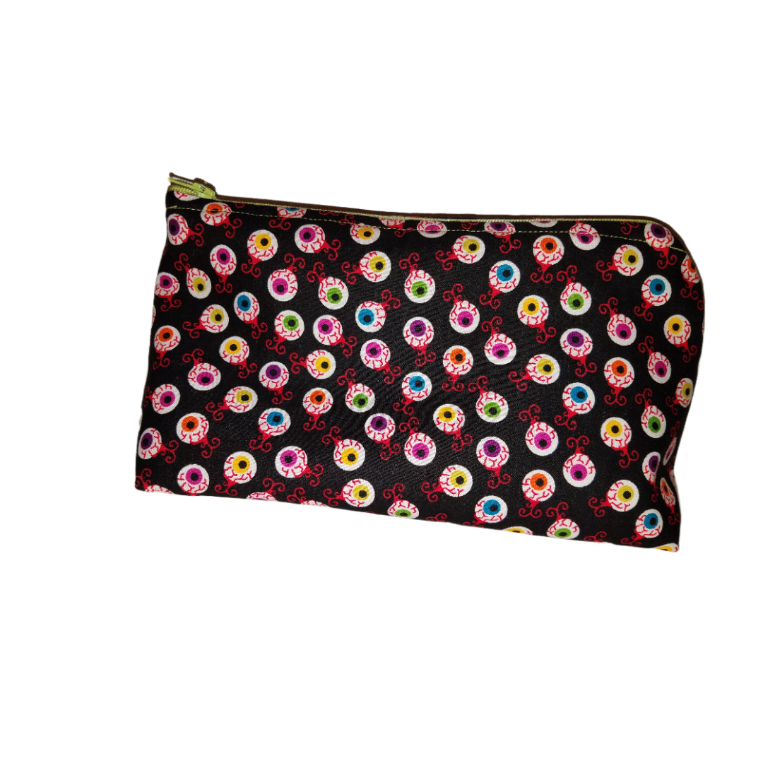 Eyeballs Colorful Make Up Bag