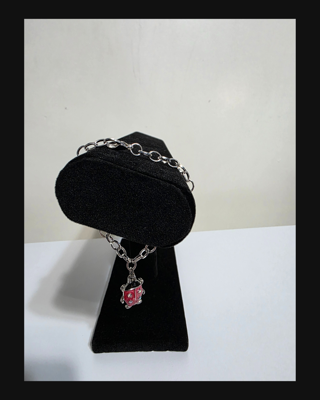 Lady Bug Charm Bracelet