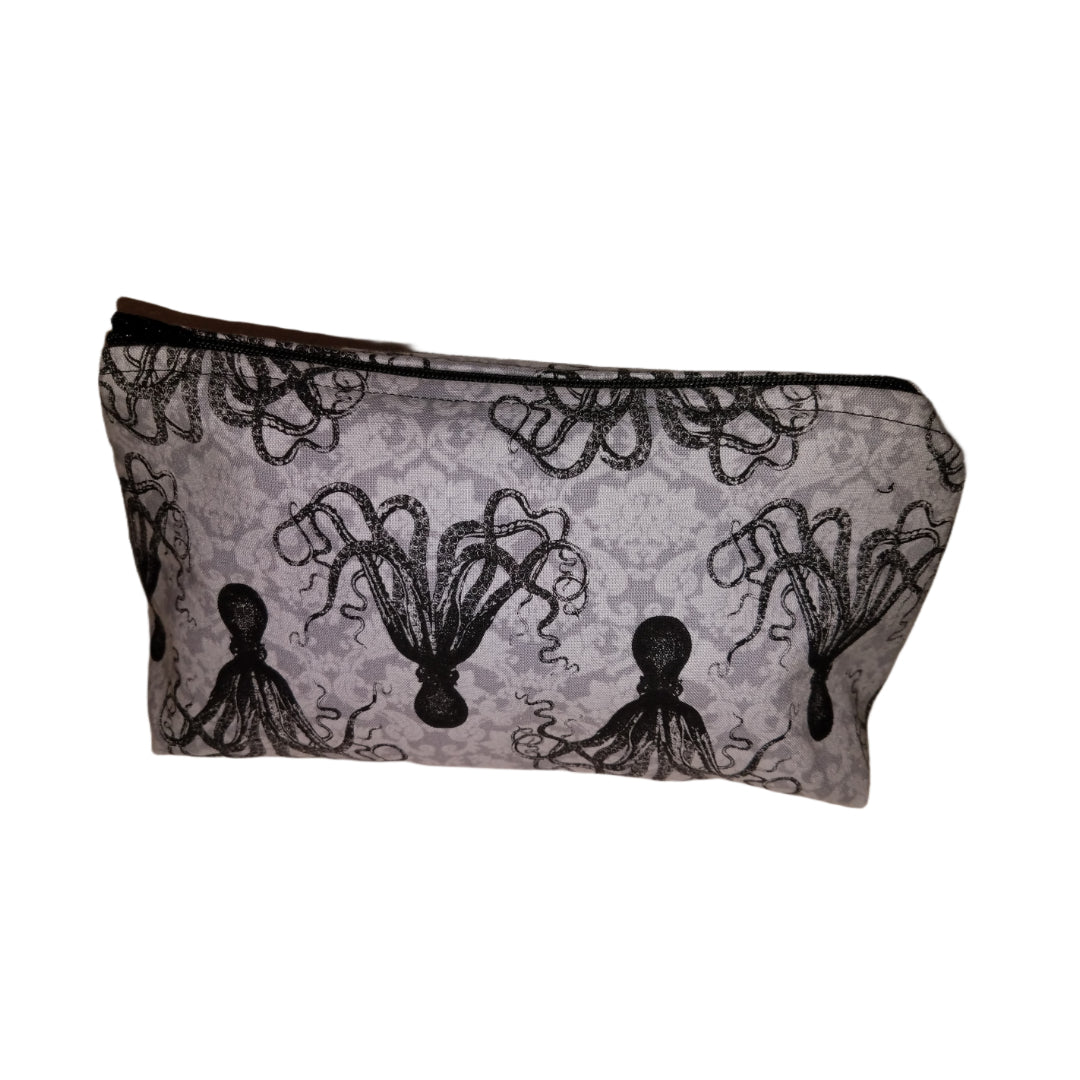 Octo Grey Make Up Bag