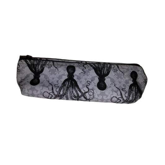 Octo Grey Small Makeup Bag / Pencil Holder