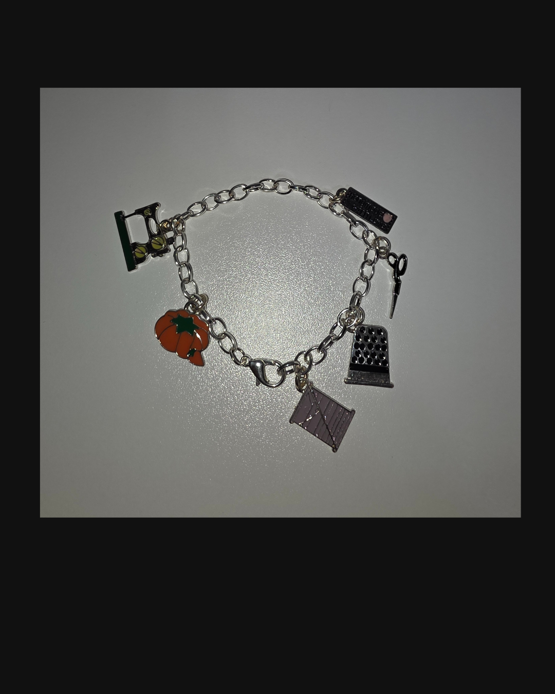 Sewing 5 Charm Bracelet