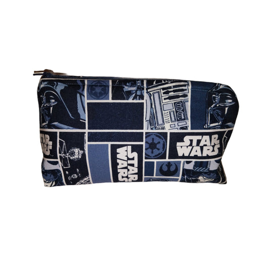 Star Wars Blue R2D2 / Darth Make Up Bag