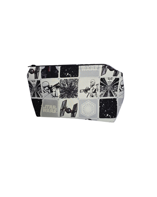 Star Wars White and Black Make Up Bag
