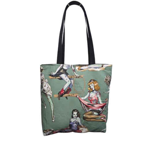 Zombie Pin Up Tote Bag