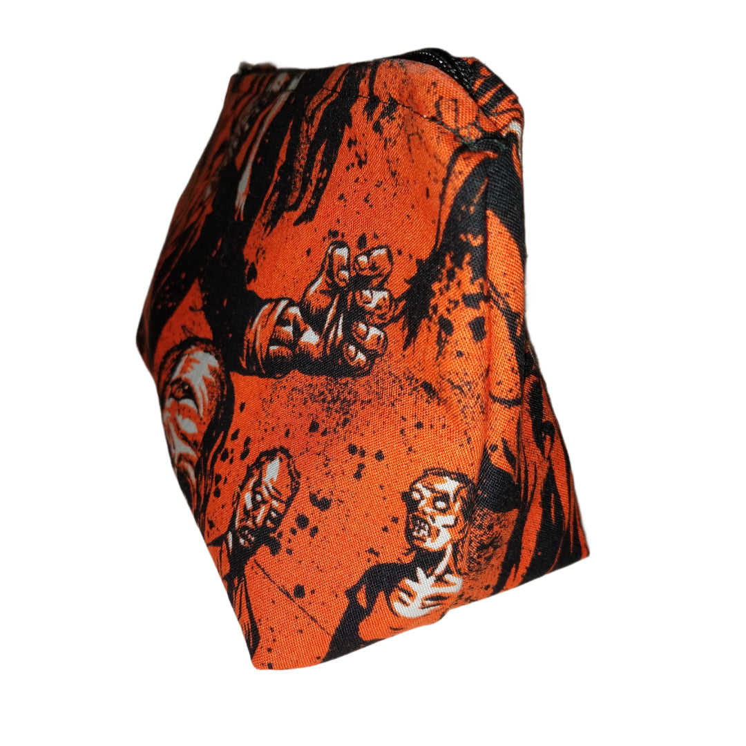 Zombies Orange Make Up Bag